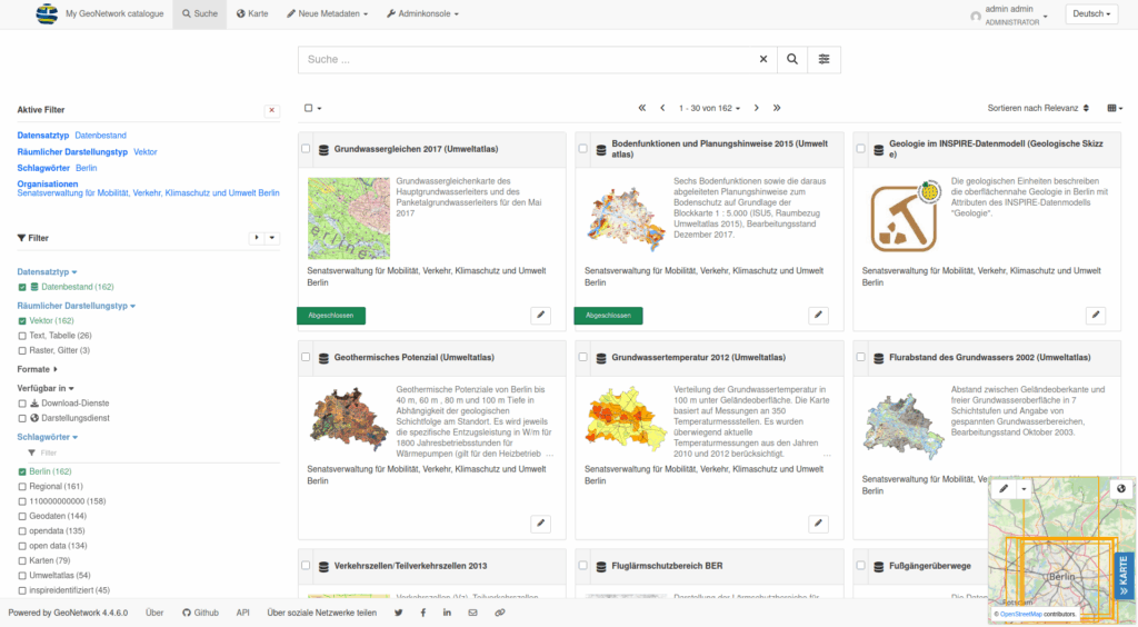 GeoNetwork opensource - terrestris